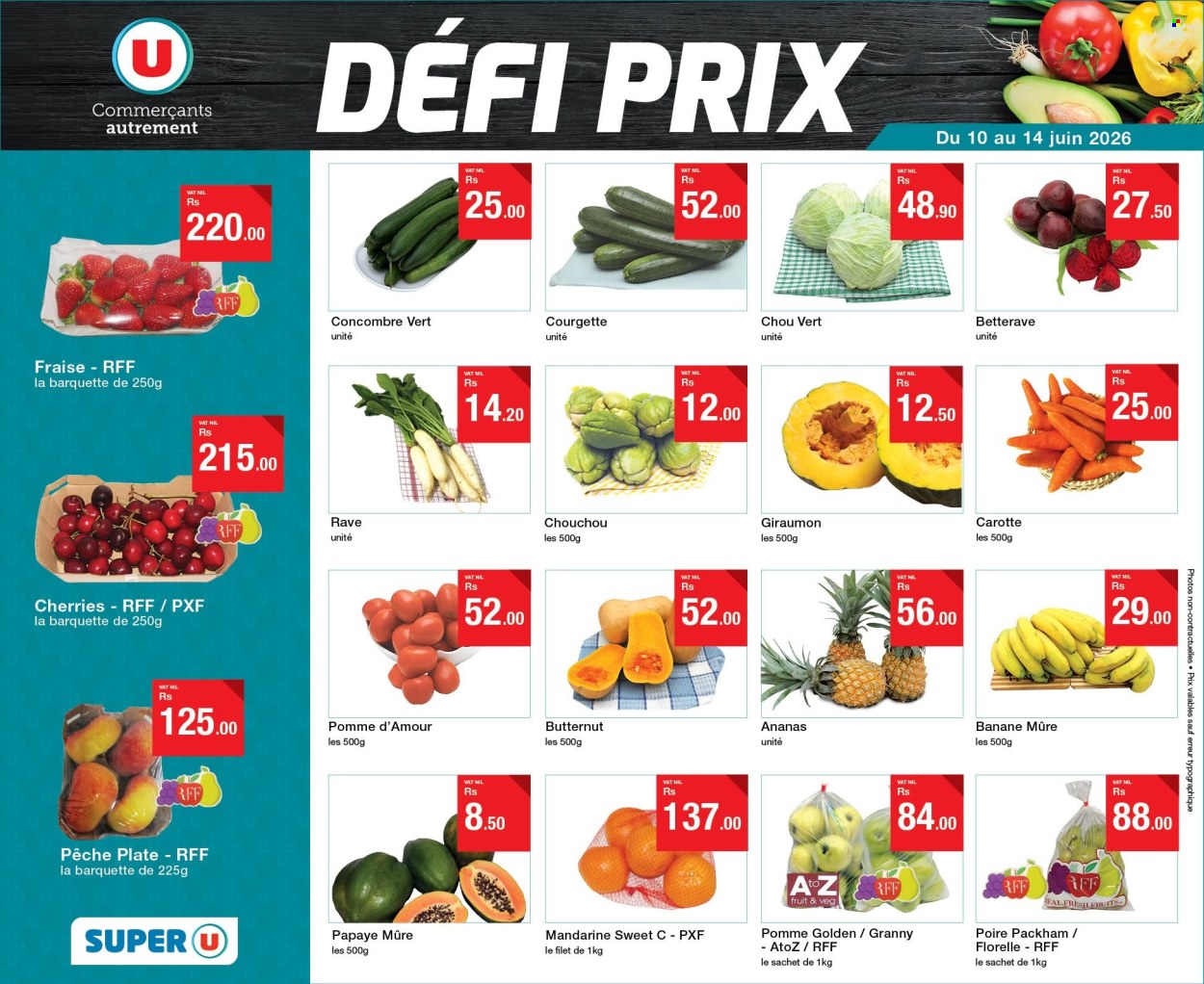 Super U catalogue - 10.06.2026 - 14.06.2026. Page 1