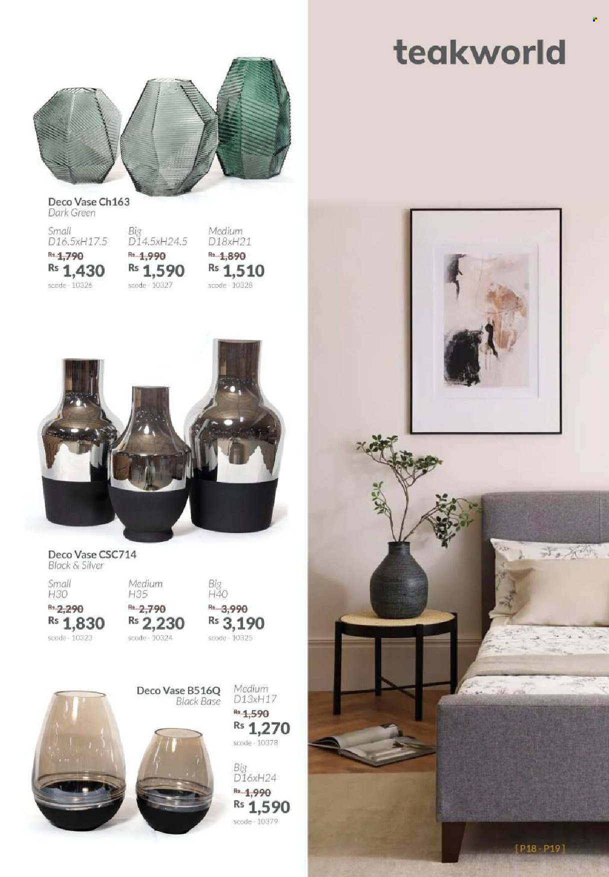 Teak World catalogue. Page 19