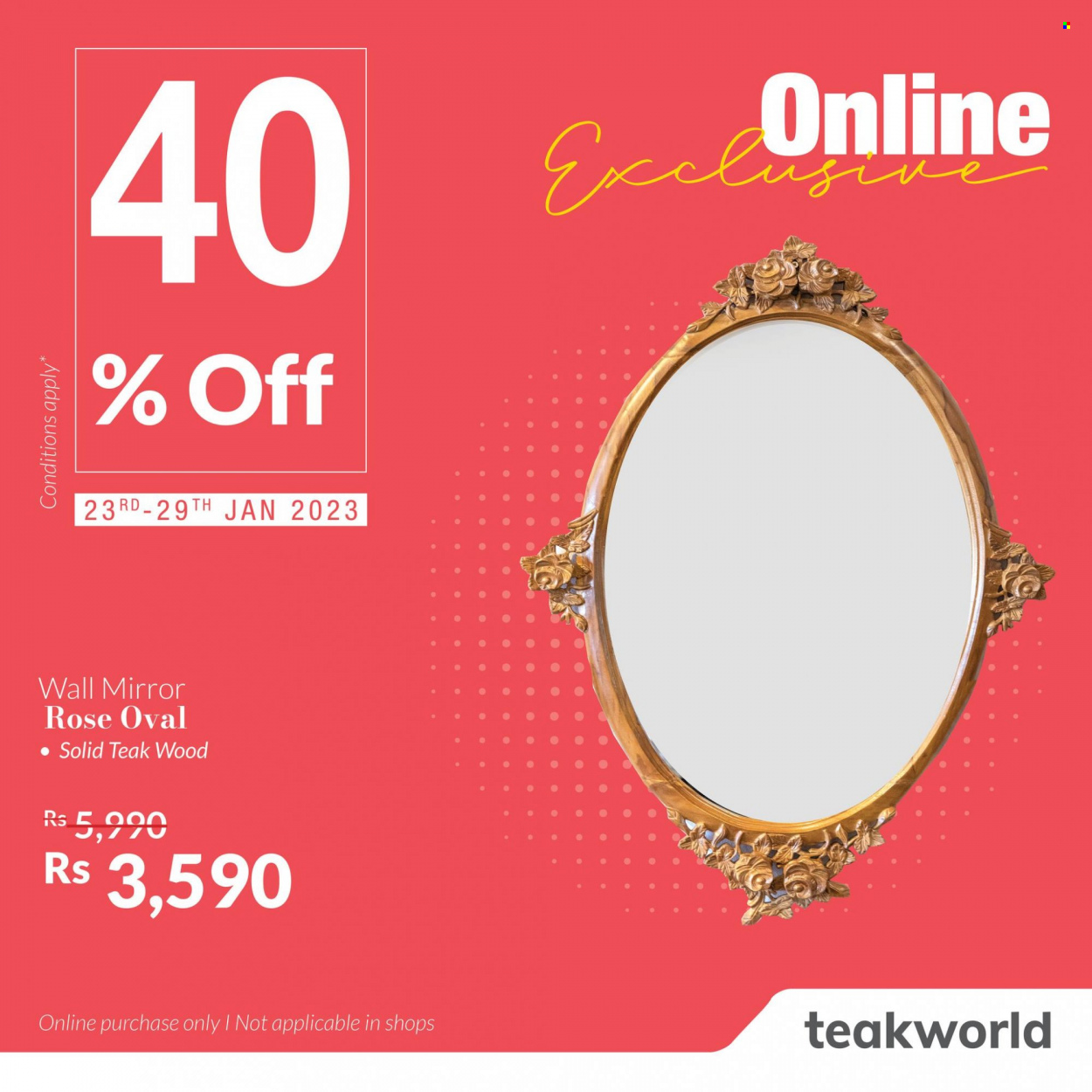 Teak World catalogue - 23.01.2023 - 29.01.2023. Page 1