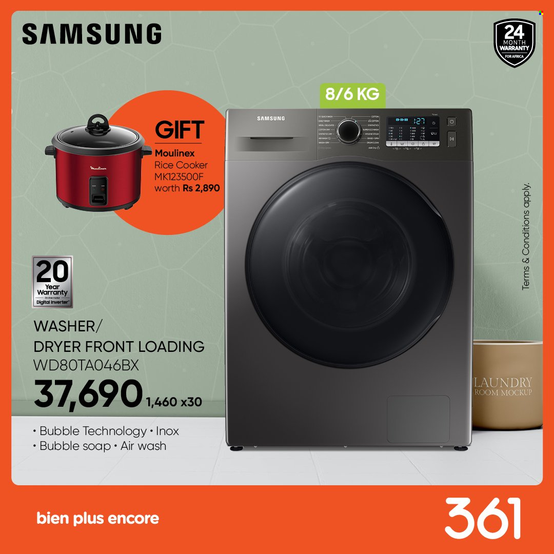 thumbnail - 361 Catalogue - Sales products - Samsung, washing machine, Moulinex, rice cooker. Page 3.