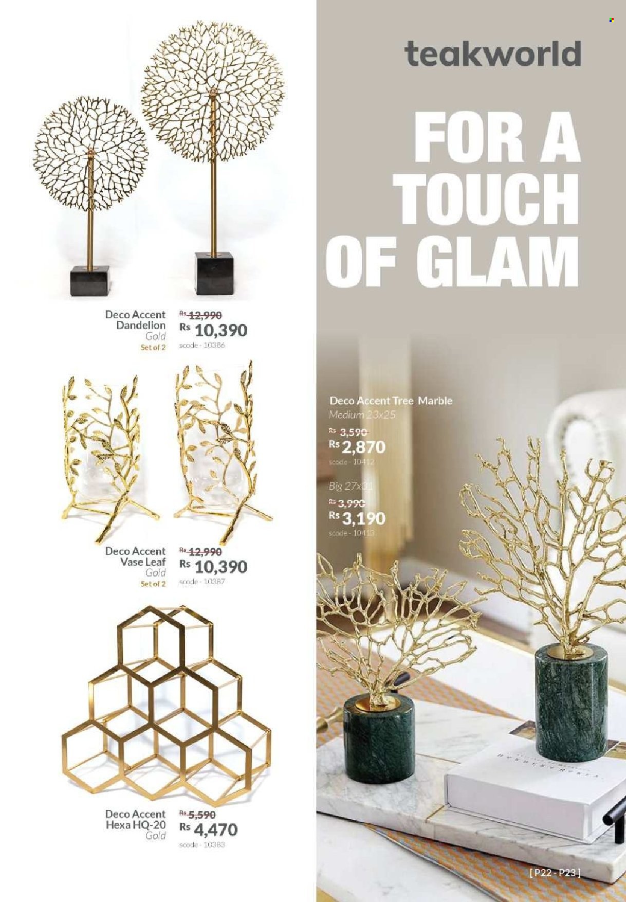 Teak World catalogue. Page 23