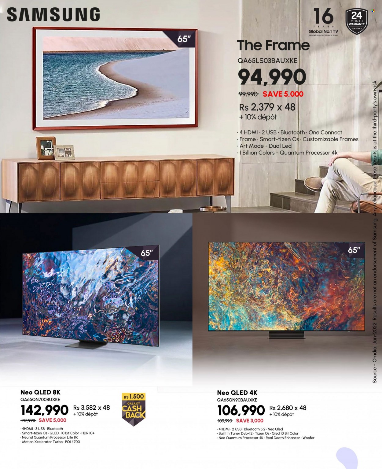 thumbnail - Galaxy Catalogue - 30.01.2023 - 15.02.2023 - Sales products - Samsung, TV. Page 11.