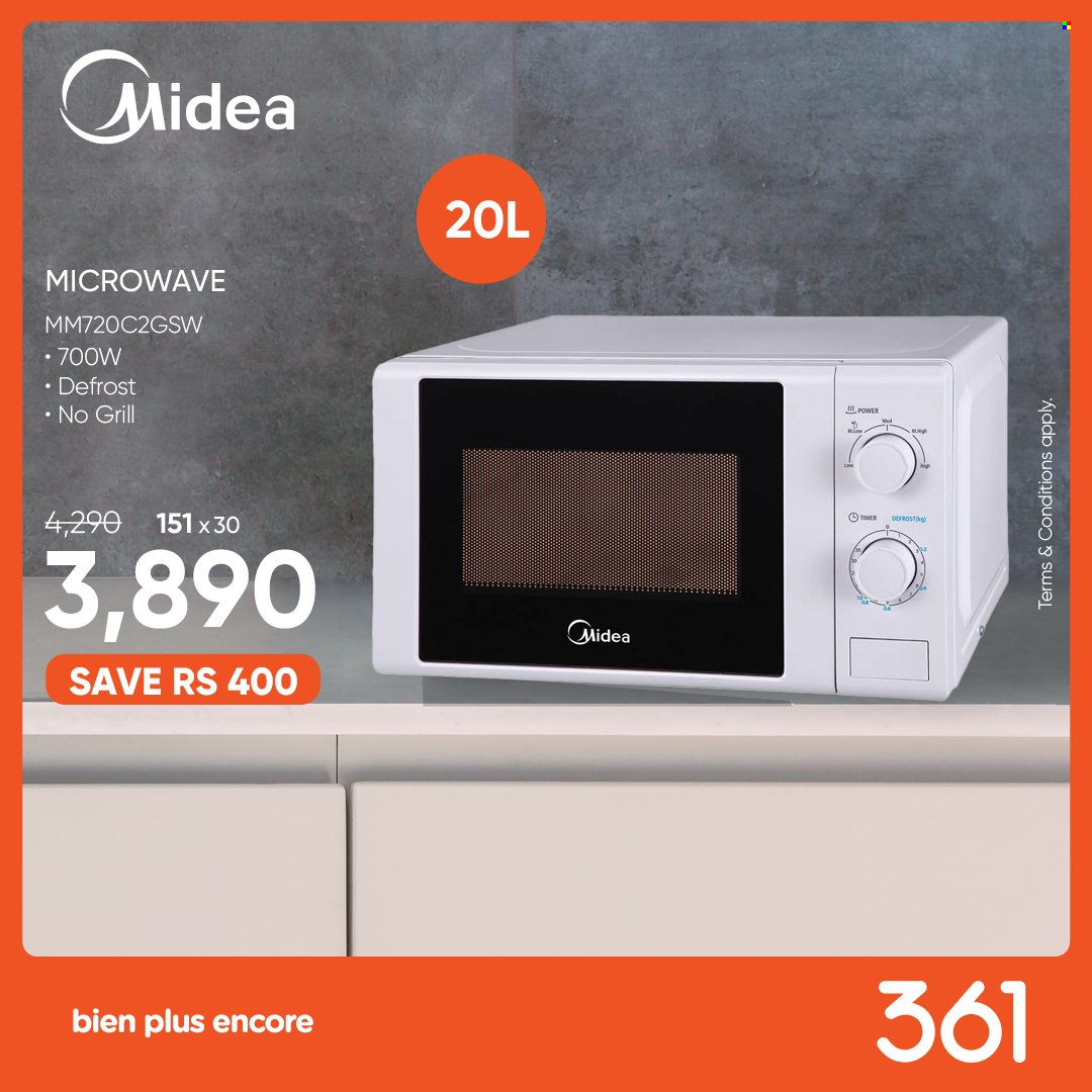 thumbnail - 361 Catalogue - Sales products - Midea, microwave. Page 10.