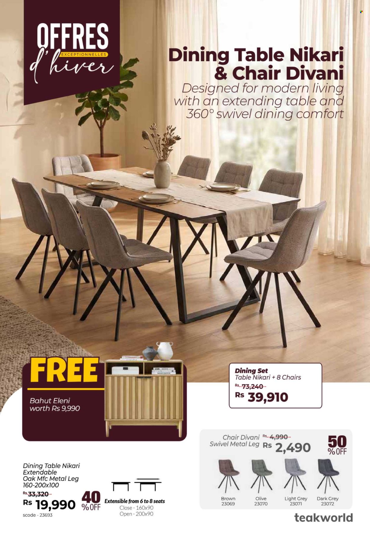 Teak World catalogue. Page 19