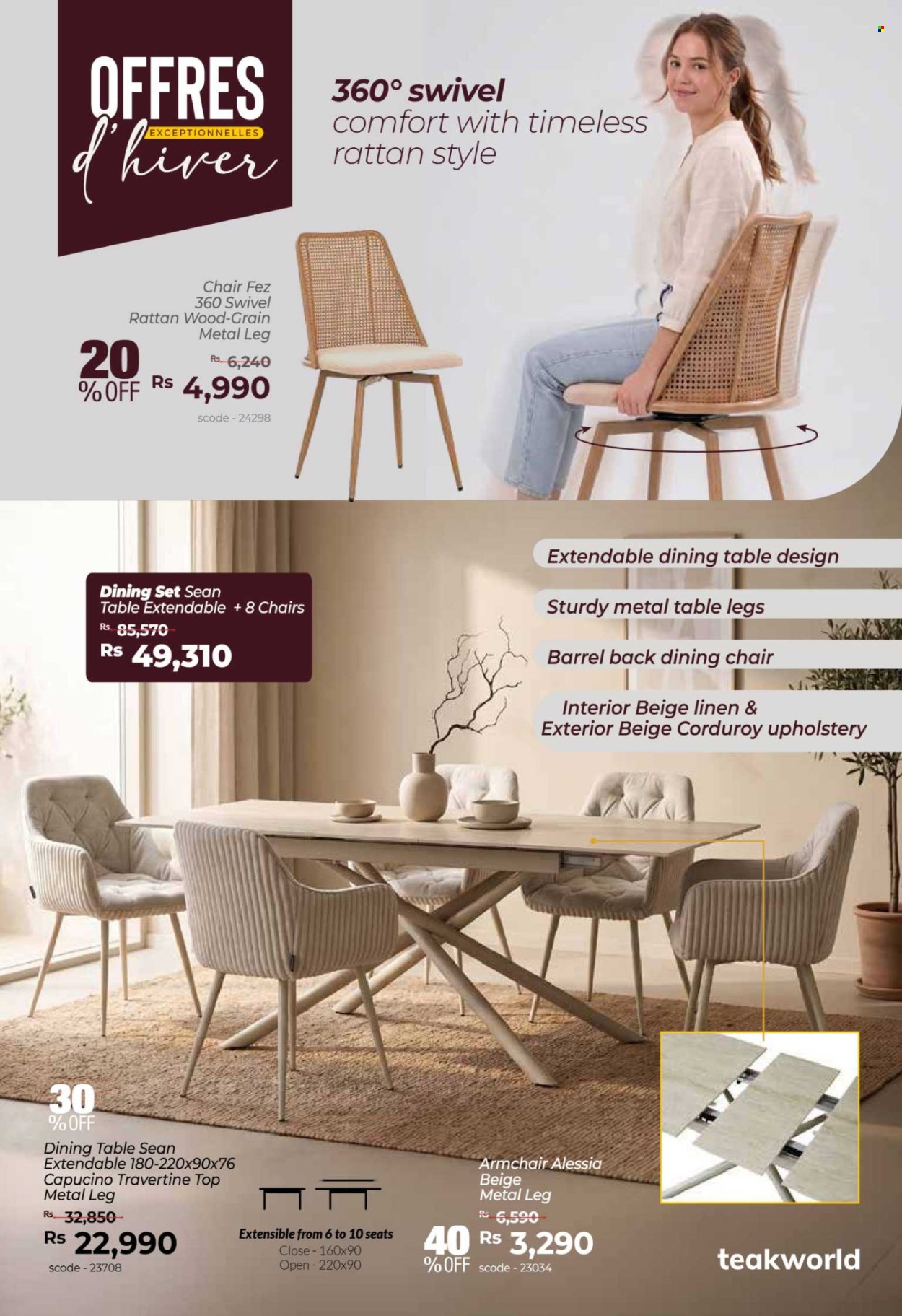 Teak World catalogue. Page 20