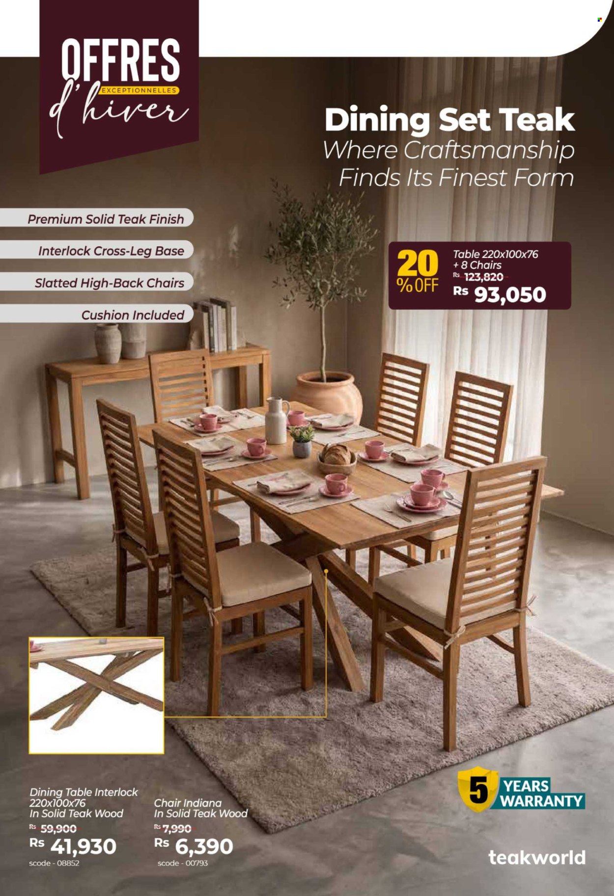 Teak World catalogue. Page 23