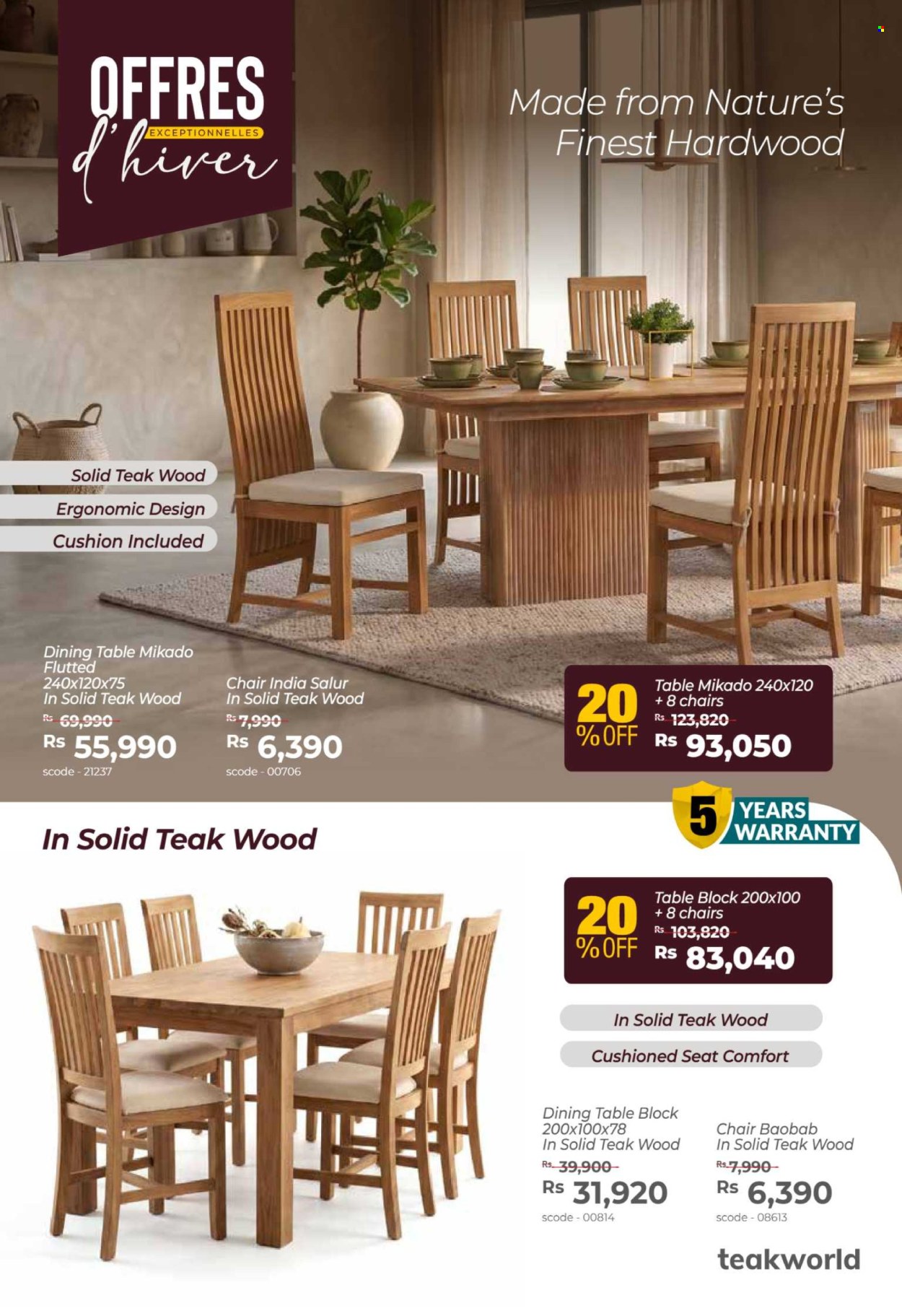 Teak World catalogue. Page 24