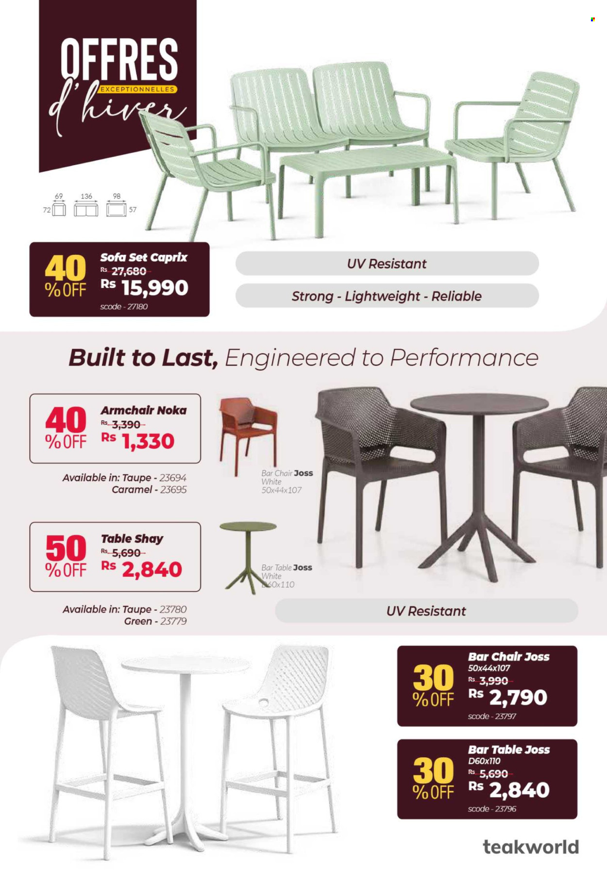 Teak World catalogue. Page 34
