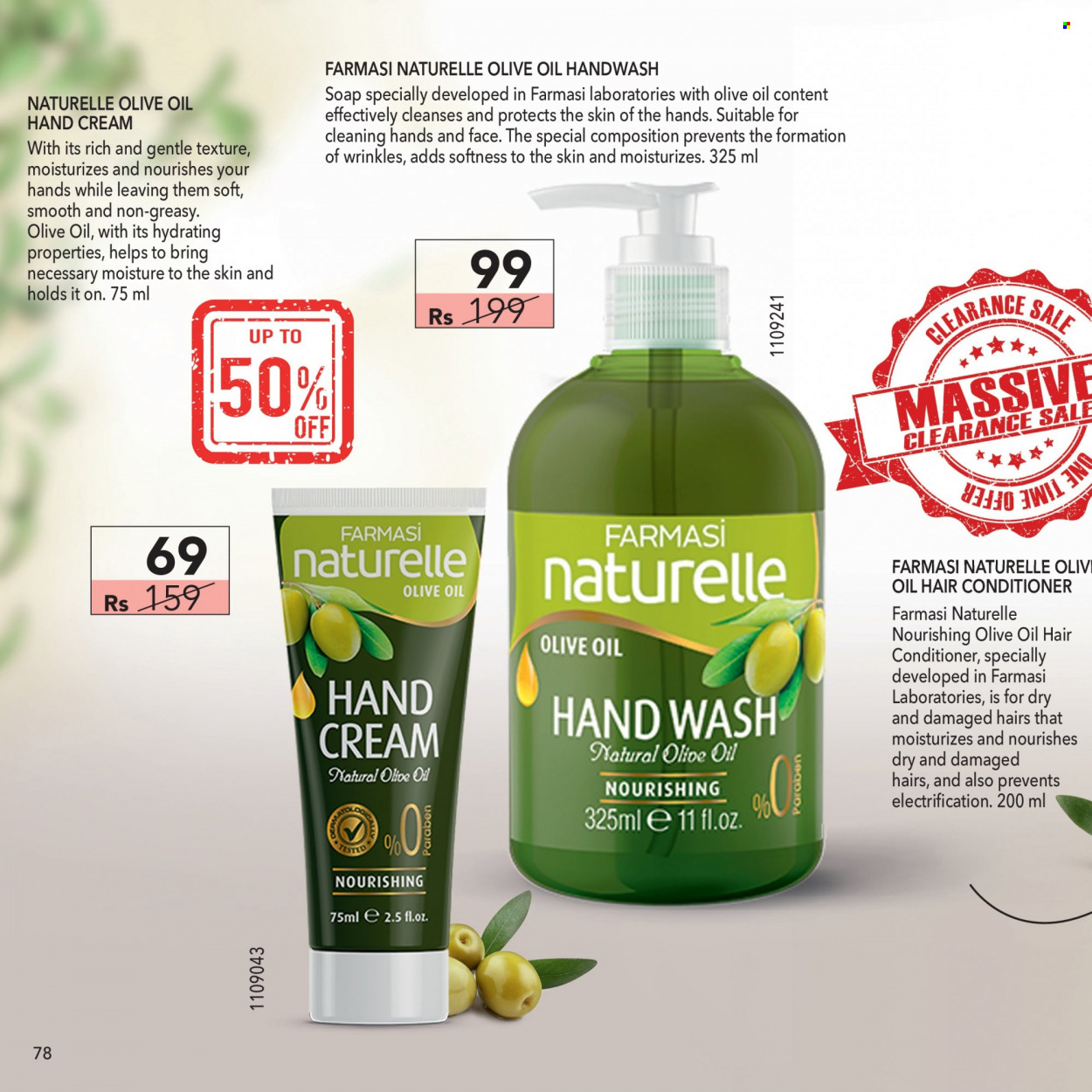 thumbnail - Farmasi Catalogue - 1.02.2023 - 28.02.2023 - Sales products - hand wash, soap, conditioner, hand cream. Page 78.