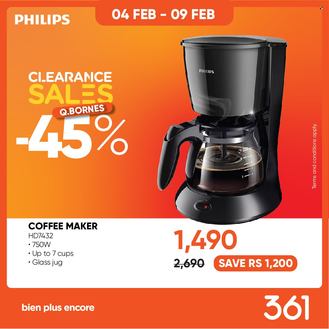 thumbnail - 361 Catalogue - 4.02.2023 - 9.02.2023 - Sales products - Philips, coffee machine. Page 9.