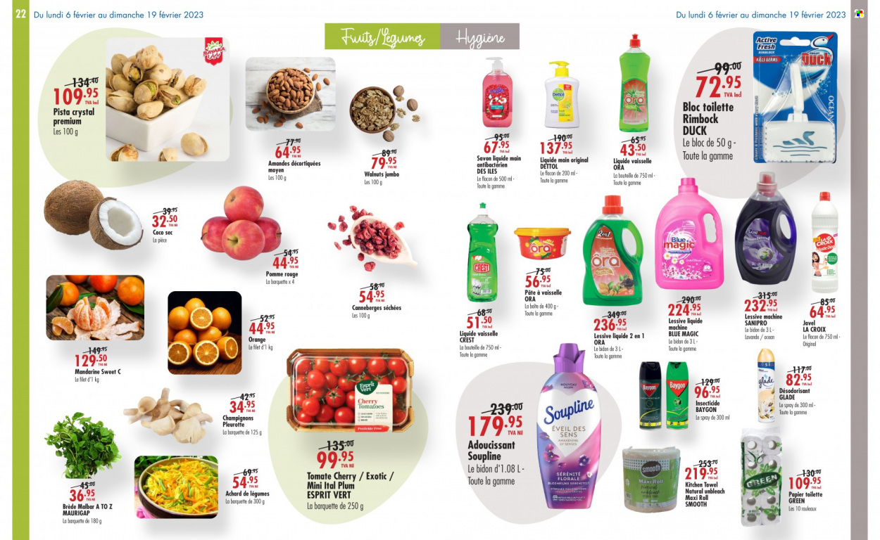 thumbnail - Jumbo Catalogue - 6.02.2023 - 19.02.2023 - Sales products - cherries, oranges, walnuts, ESPRIT, kitchen towels, Crest, insecticide, Glade, Dettol. Page 12.