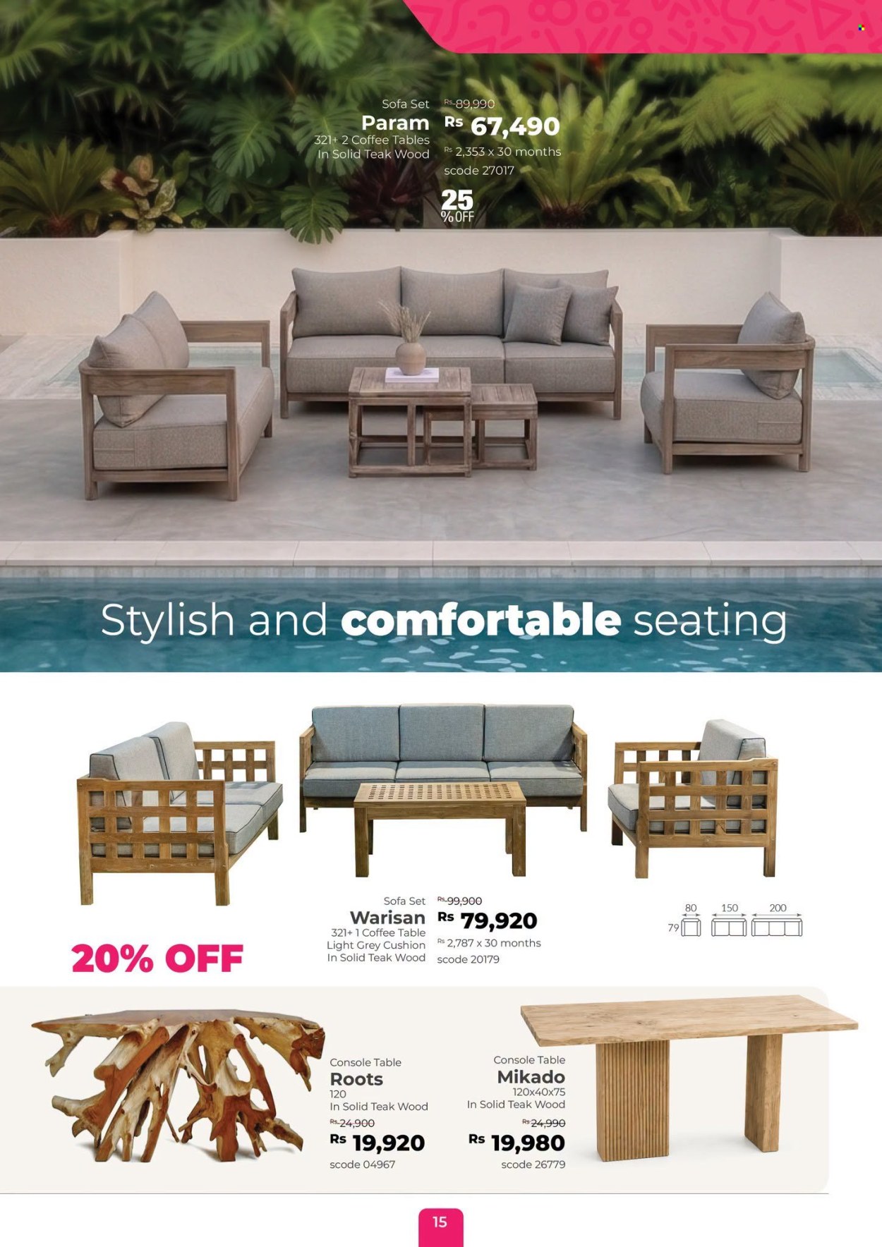 Teak World catalogue - 24.07.2026 - 31.08.2026. Page 16