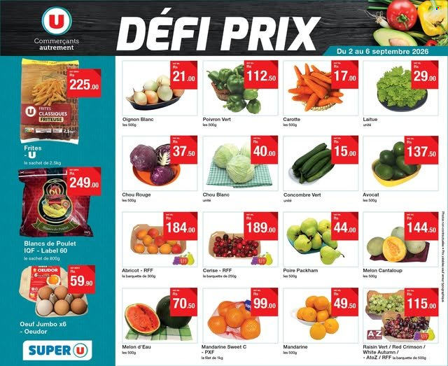 Catalogue Super U - 02/09/2026 - 06/09/2026. Page 1