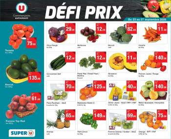 Super U Catalogue - 23.09.2026 - 27.09.2026.