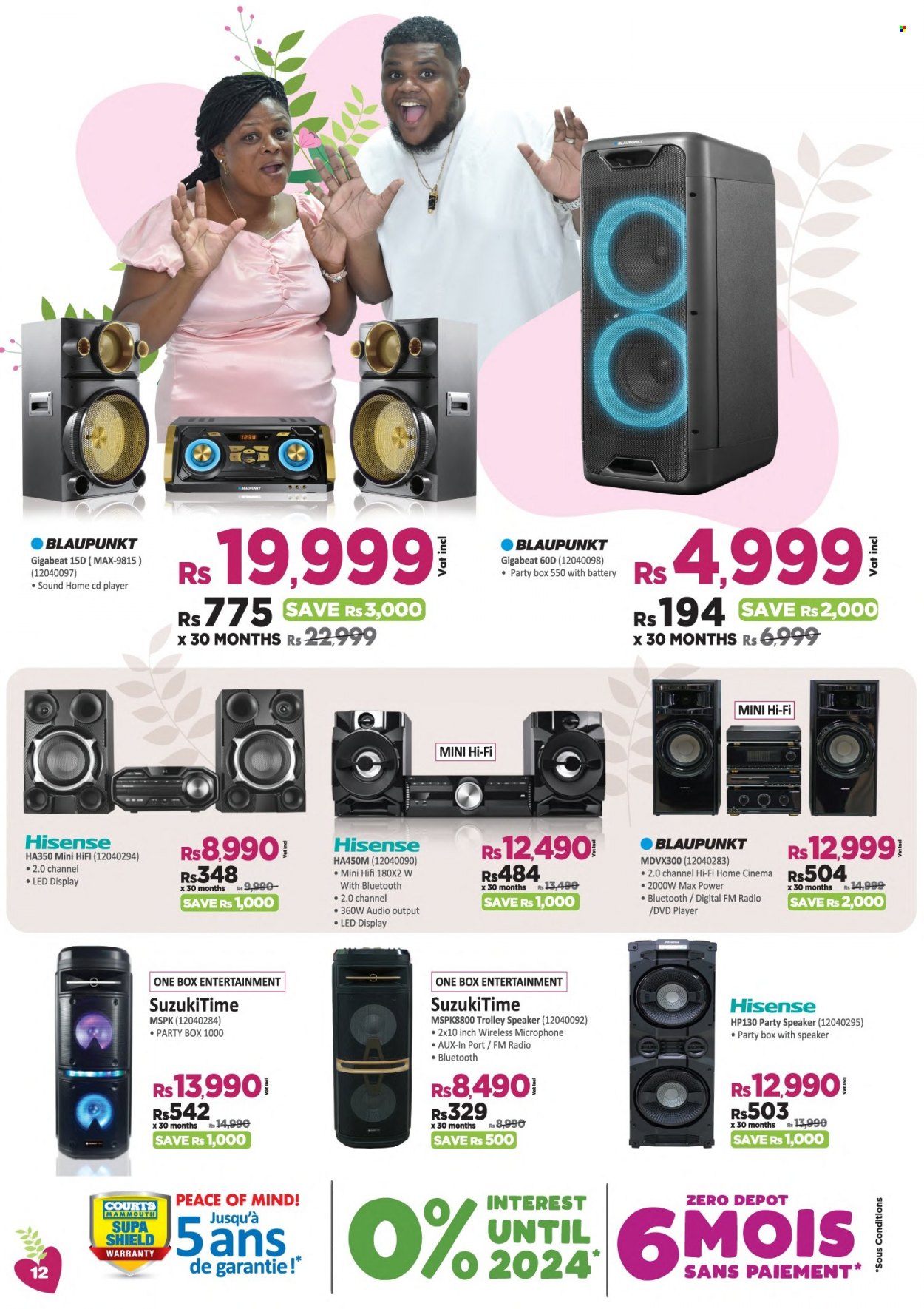 Courts Mammouth catalogue. Page 12