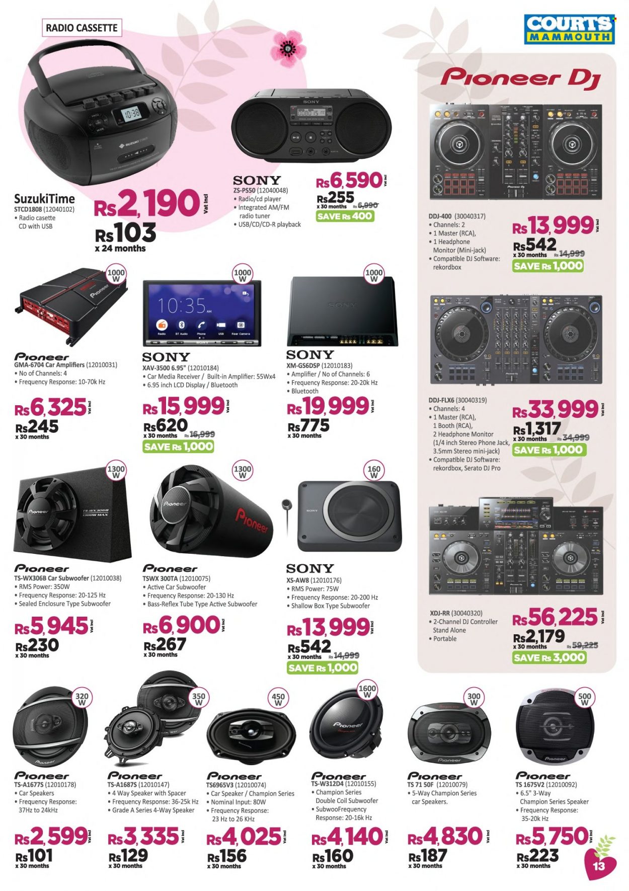 Courts Mammouth catalogue. Page 13