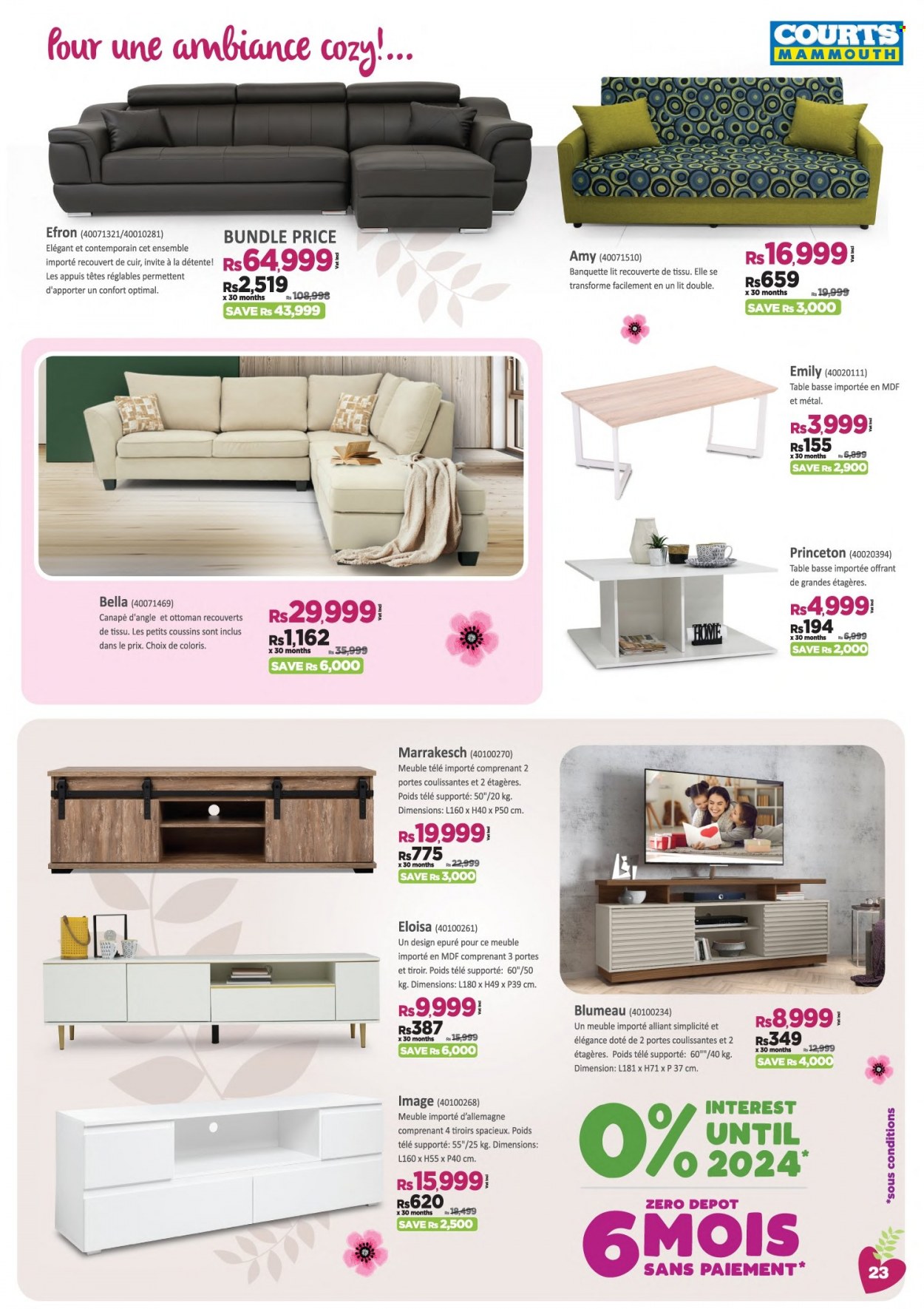 Courts Mammouth catalogue. Page 23