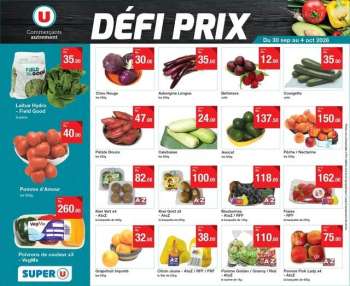 Catalogue Super U - 30/09/2026 - 04/10/2026.