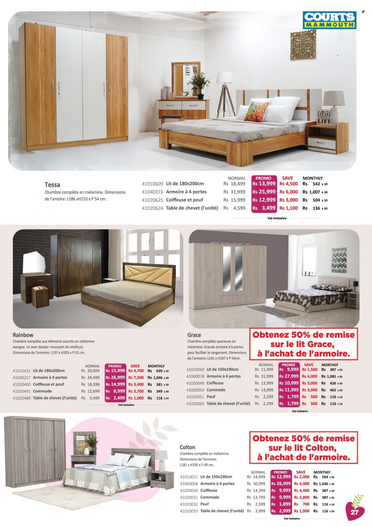 Courts Mammouth catalogue. Page 27