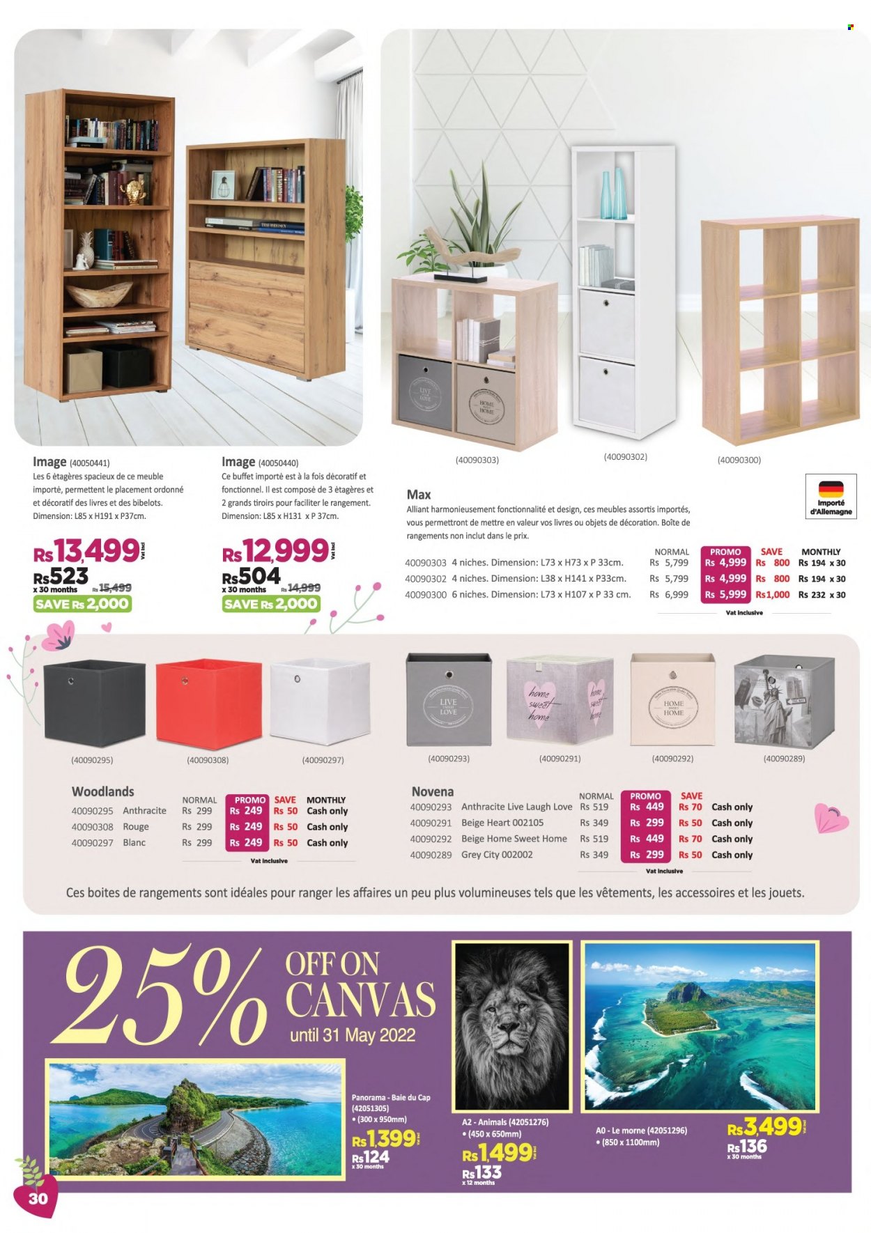 Courts Mammouth catalogue. Page 30