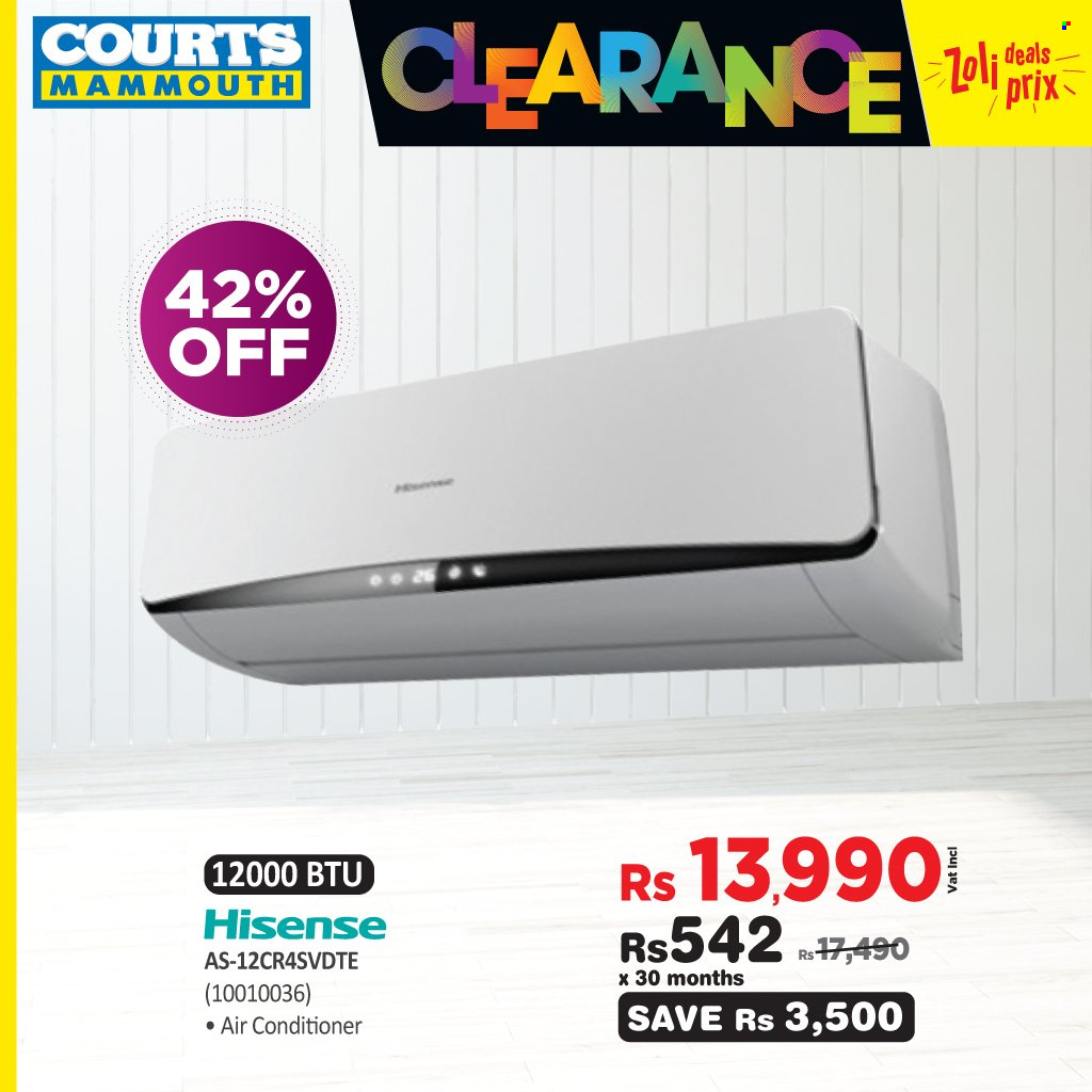 Courts Mammouth catalogue. Page 1