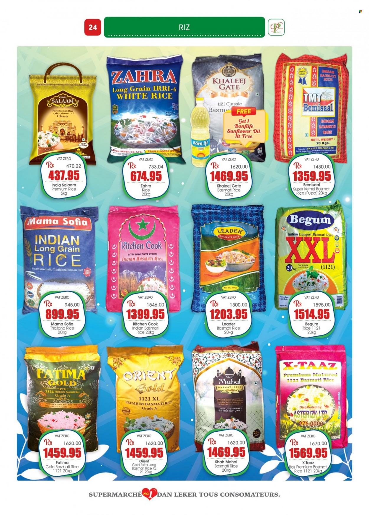 thumbnail - Dreamprice Catalogue - 17.03.2023 - 10.04.2023 - Sales products - basmati rice, rice, white rice, long grain rice, sunflower oil, oil. Page 24.