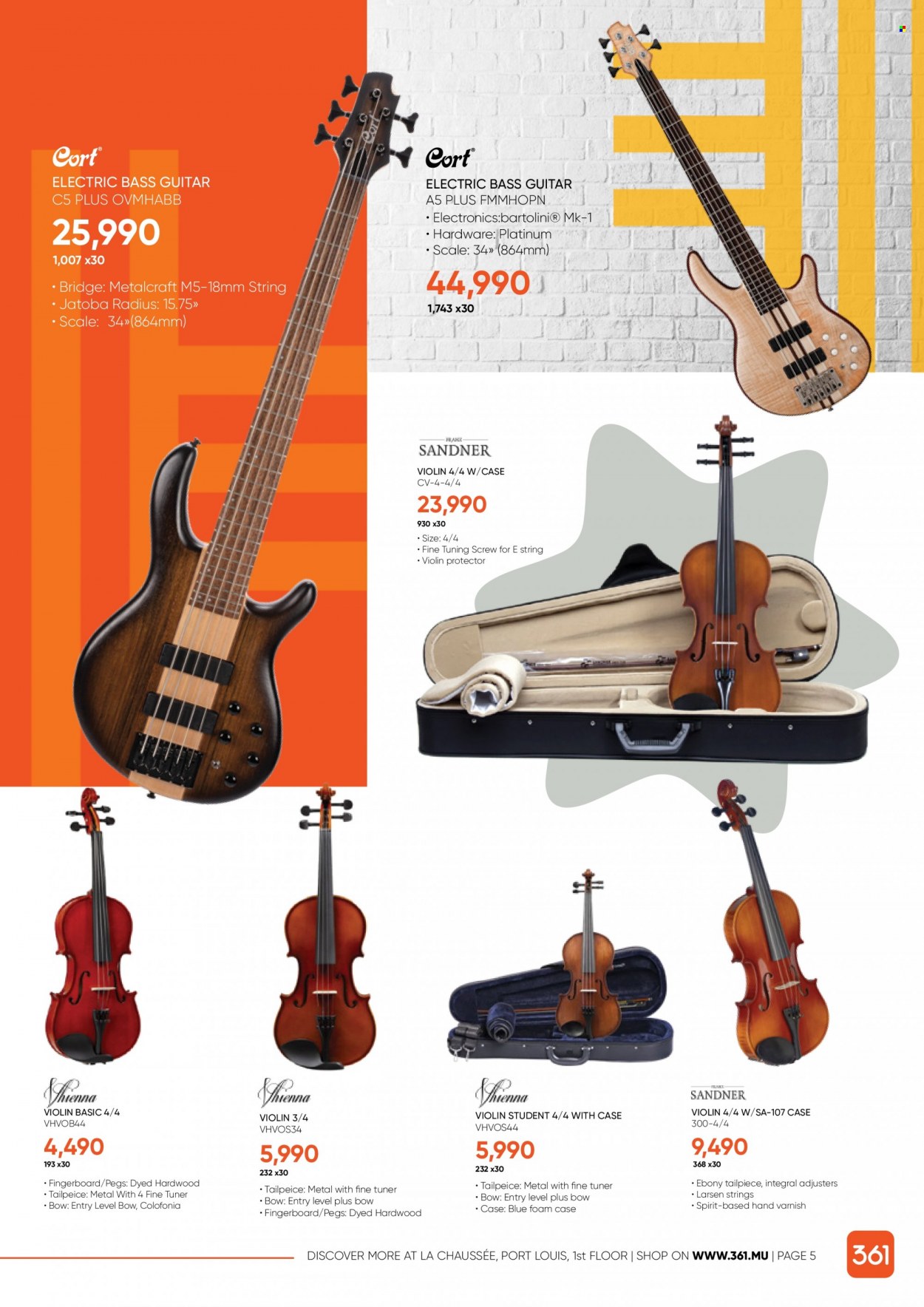 361 catalogue. Page 5