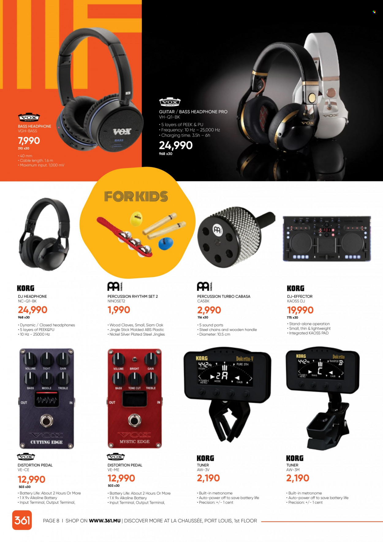 361 catalogue. Page 8