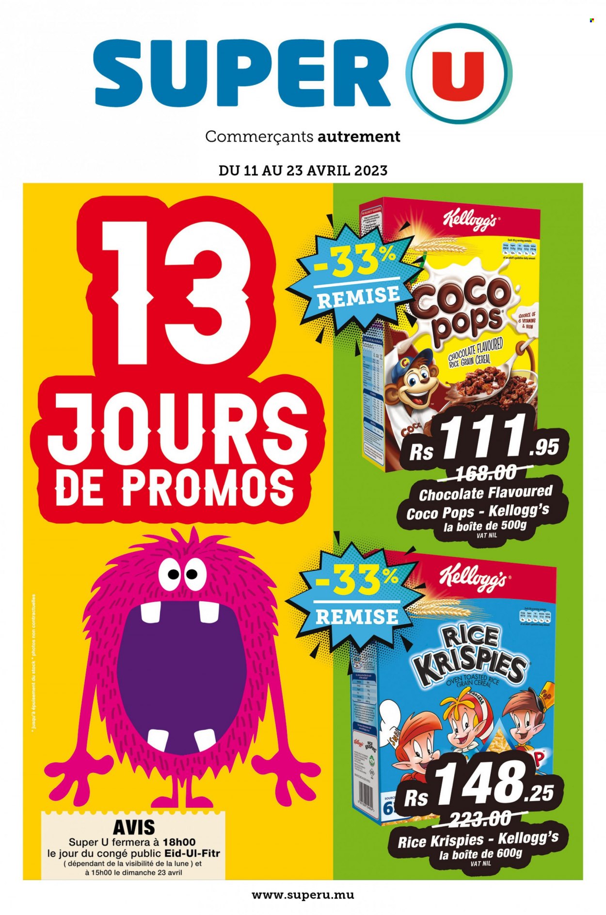 Super U catalogue - 11.04.2023 - 23.04.2023. Page 1