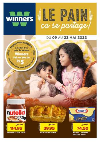 Catalogue Winner's - 09/05/2022 - 23/05/2022.