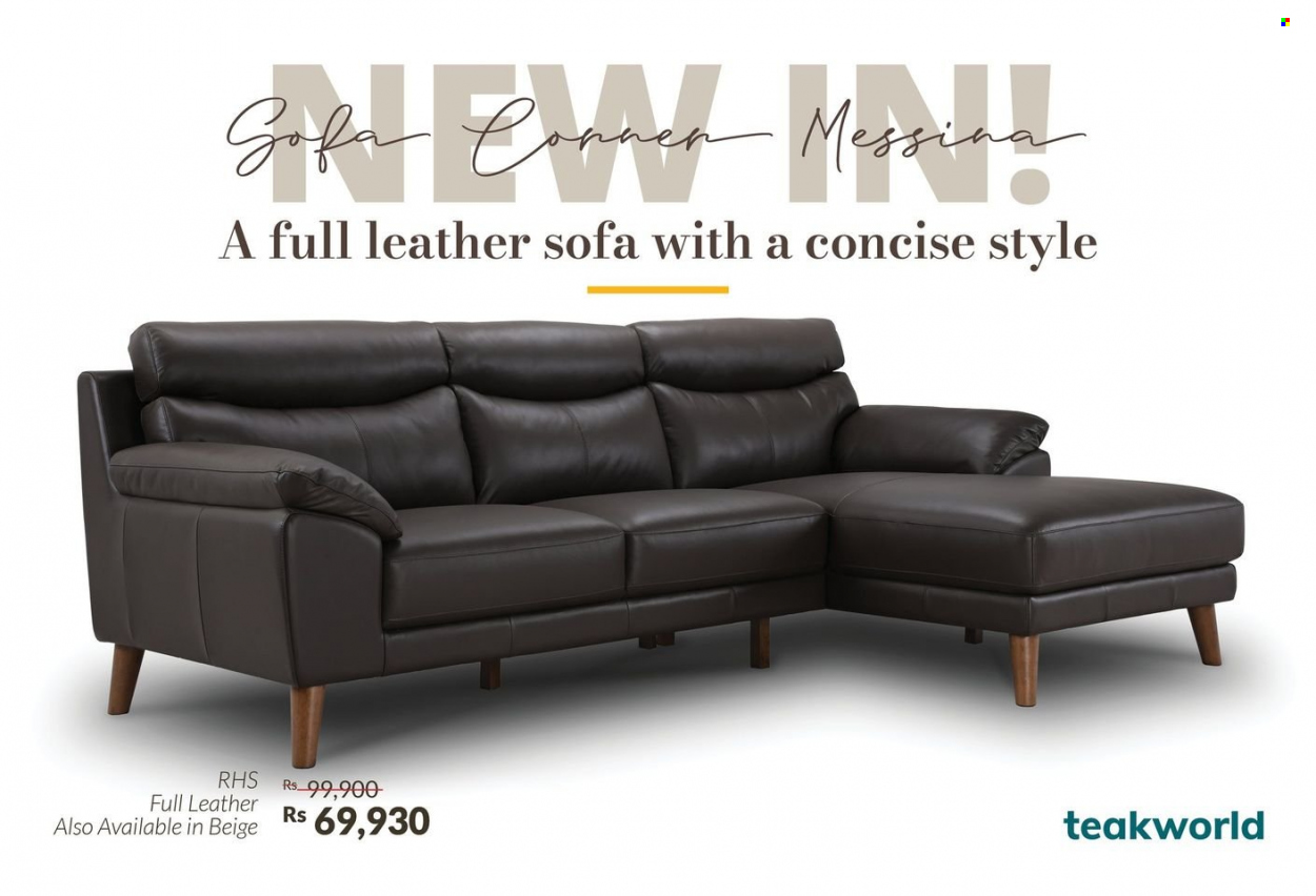 Teak World catalogue. Page 1