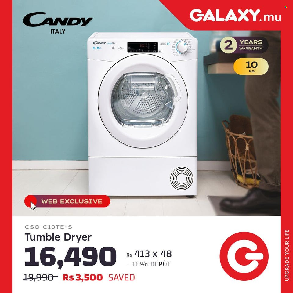 thumbnail - Galaxy Catalogue - Sales products - Candy, tumble dryer. Page 1.