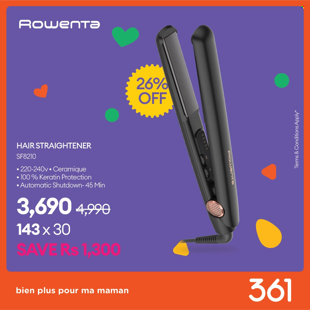 thumbnail - 361 Catalogue - Sales products - straightener. Page 1.