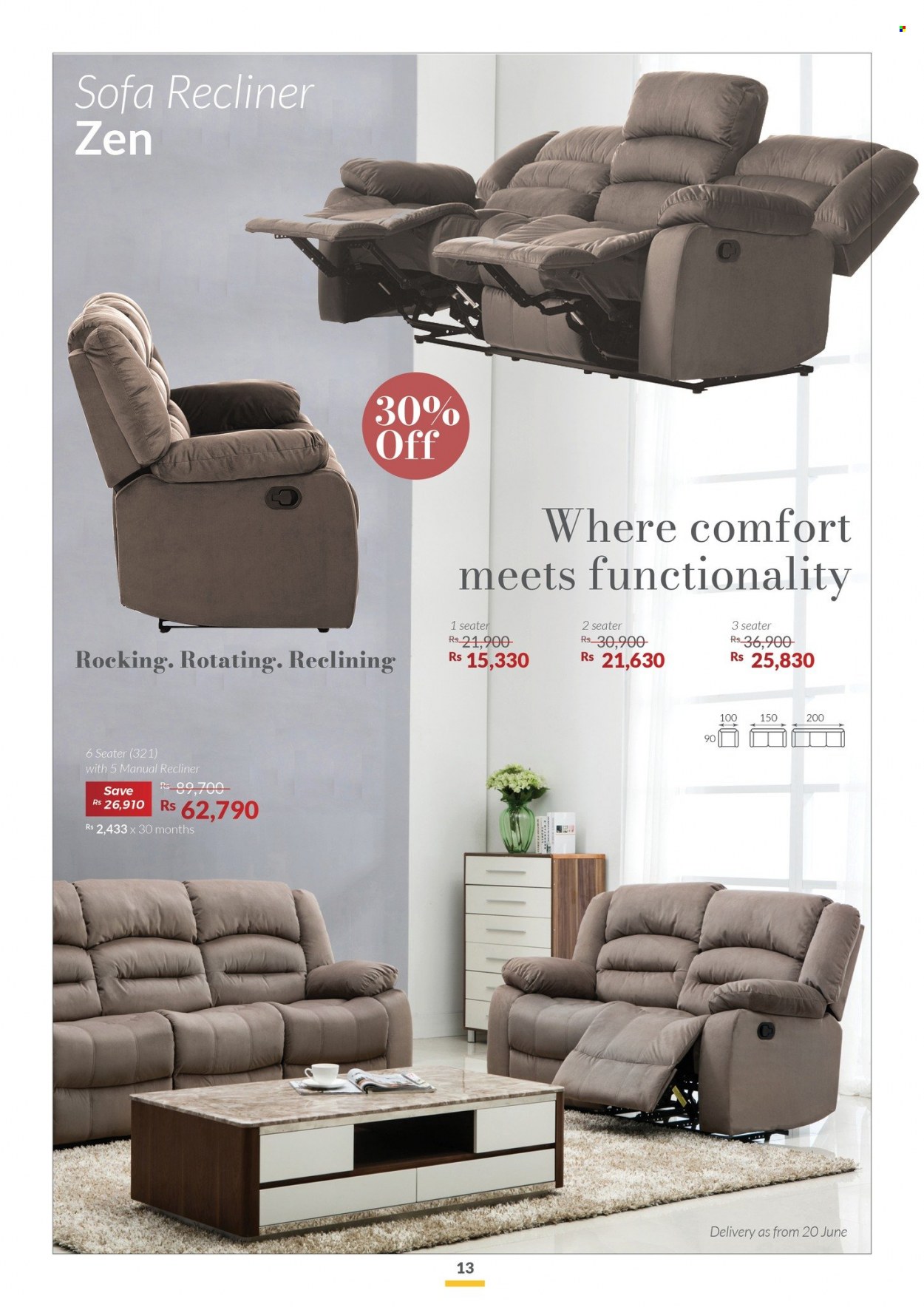 thumbnail - Teak World Catalogue - Sales products - sofa, recliner chair. Page 1.