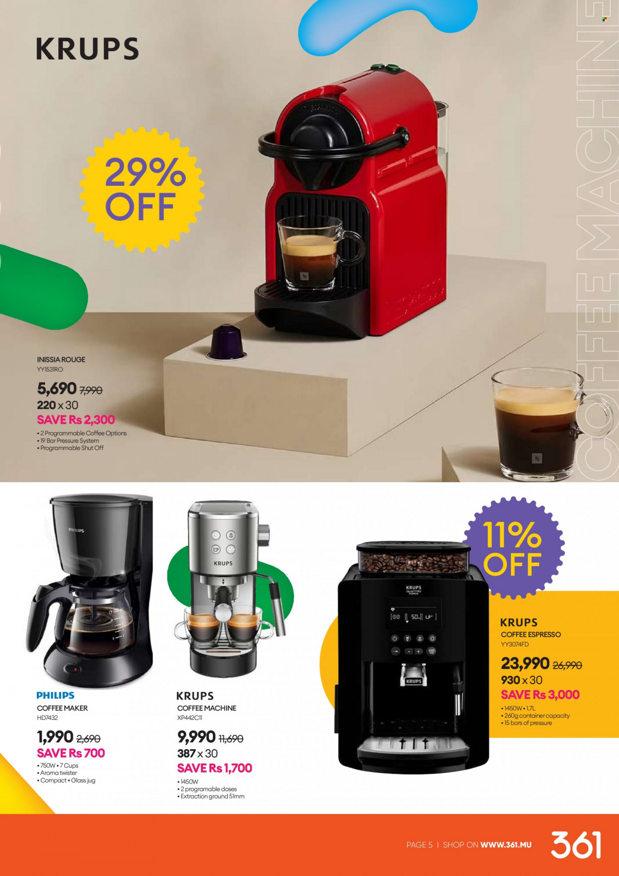 361 catalogue. Page 5