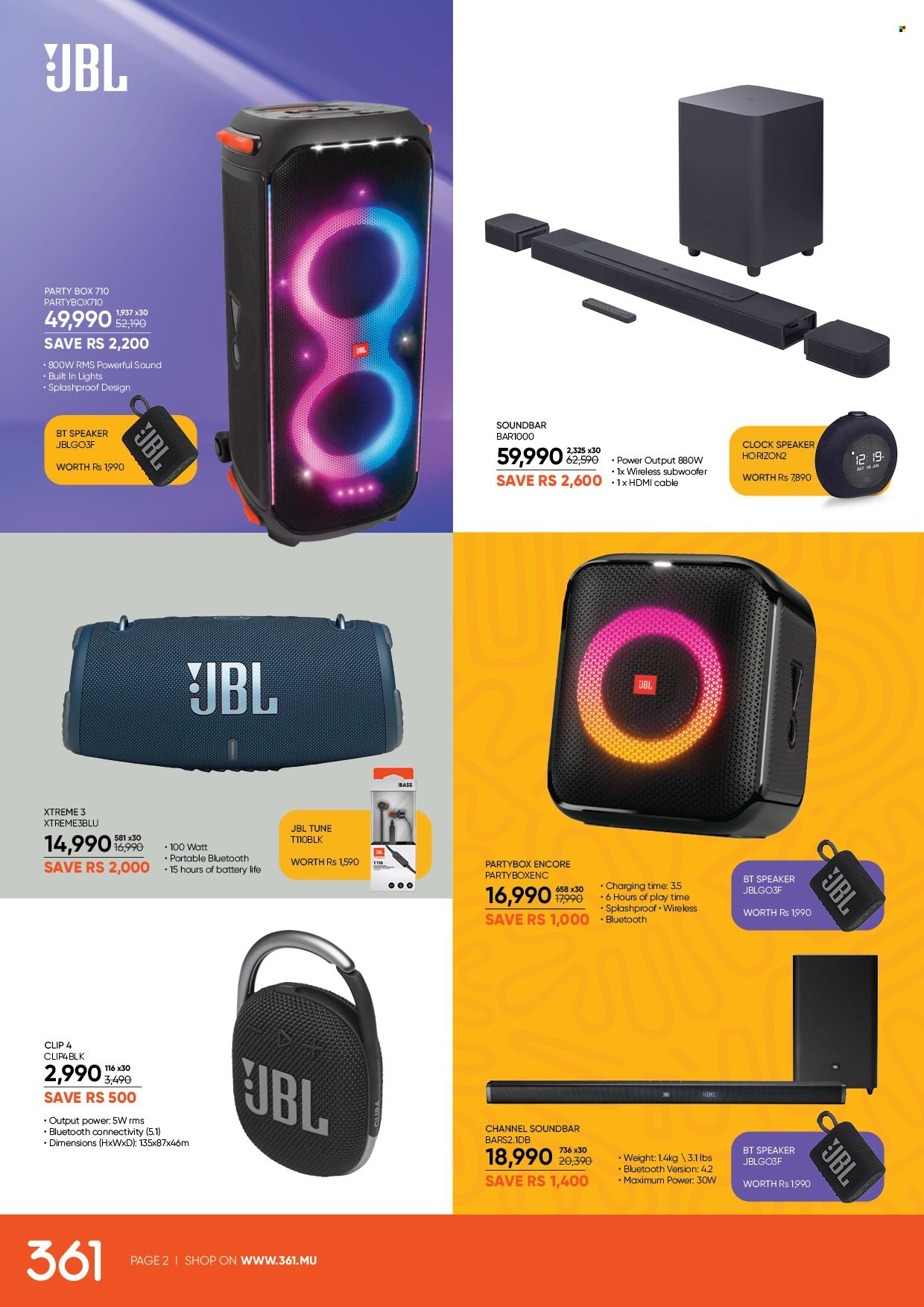361 catalogue. Page 2