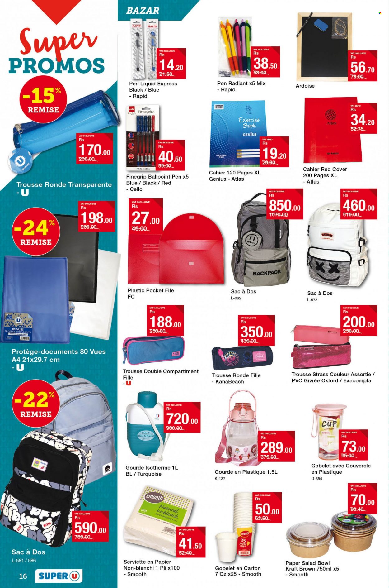 Super U catalogue - 8.08.2023 - 20.08.2023. Page 16