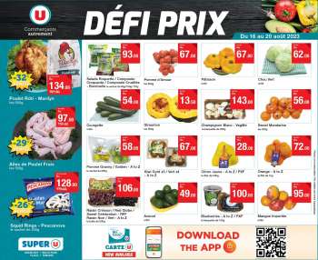 Catalogue Super U - 16/08/2023 - 20/08/2023.