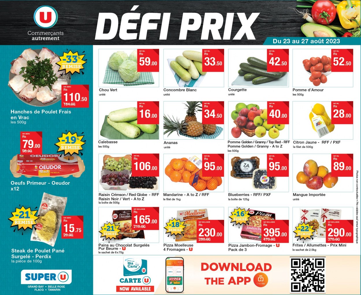 Super U catalogue - 23.08.2023 - 27.08.2023. Page 1