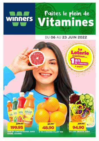 Catalogue Winner's - 06/06/2022 - 23/06/2022.