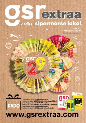 GSR Catalogue - 17.08.2023 - 17.09.2023.