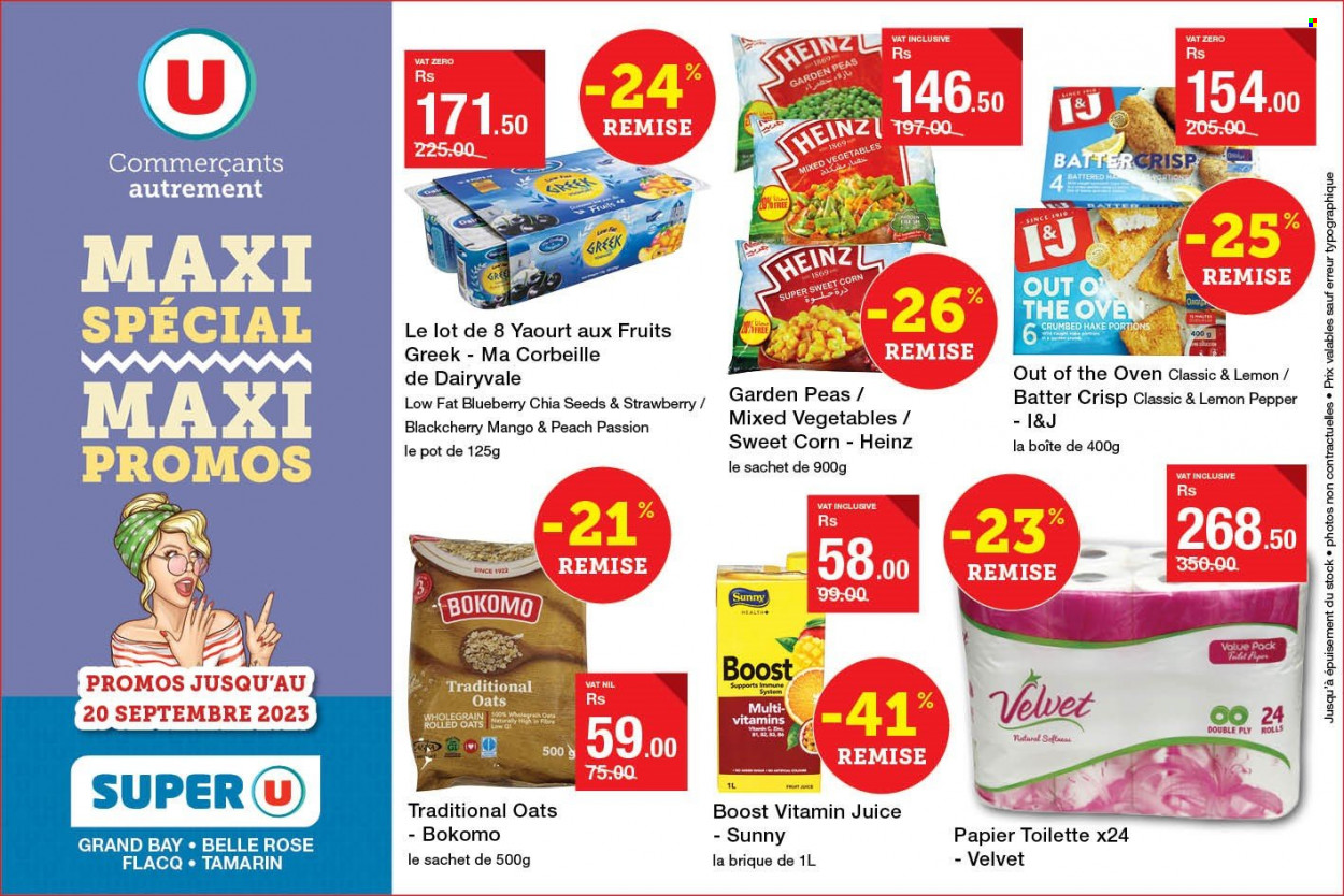 Super U catalogue - 5.09.2023 - 20.09.2023. Page 1