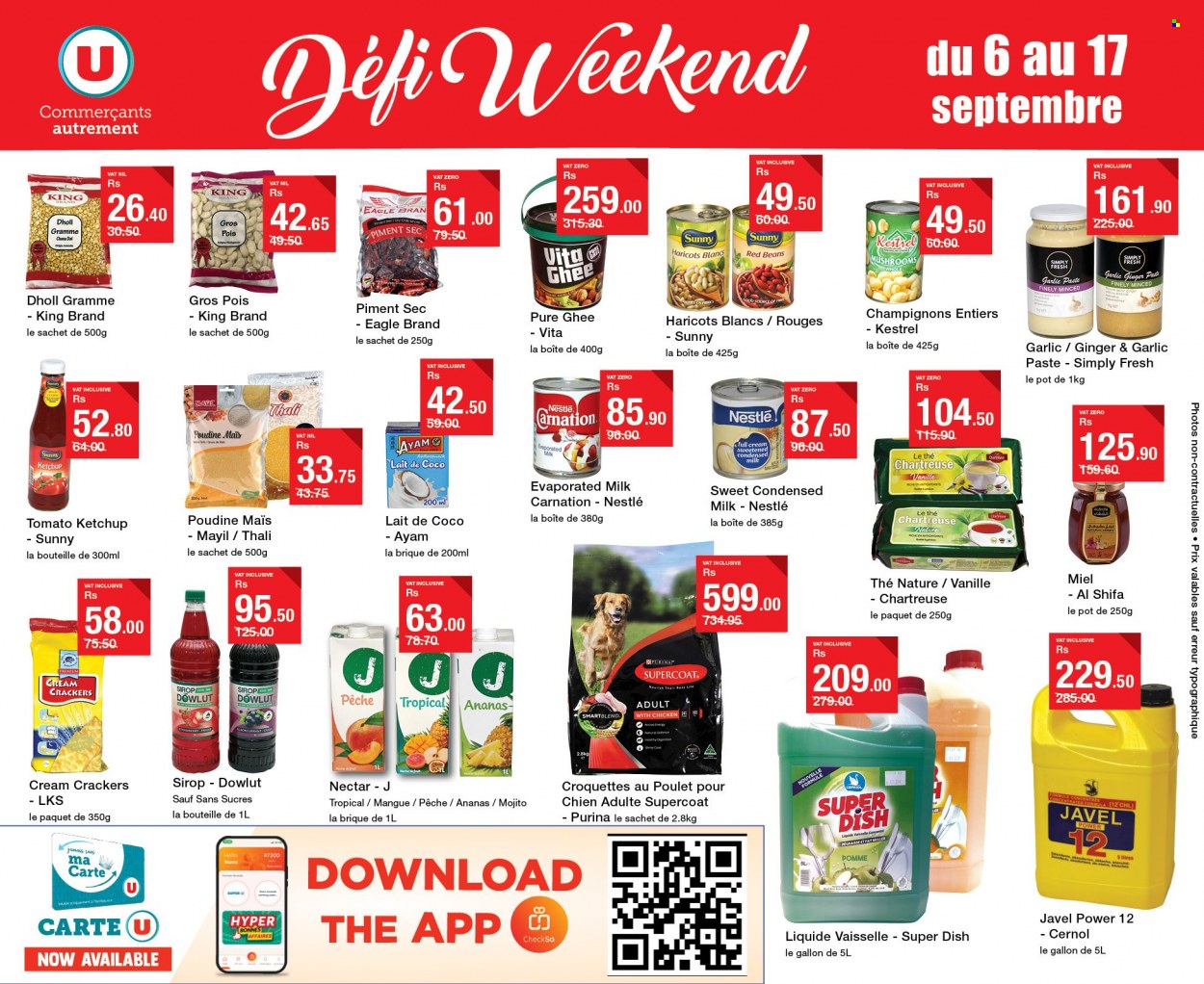 Super U catalogue - 6.09.2023 - 17.09.2023. Page 1