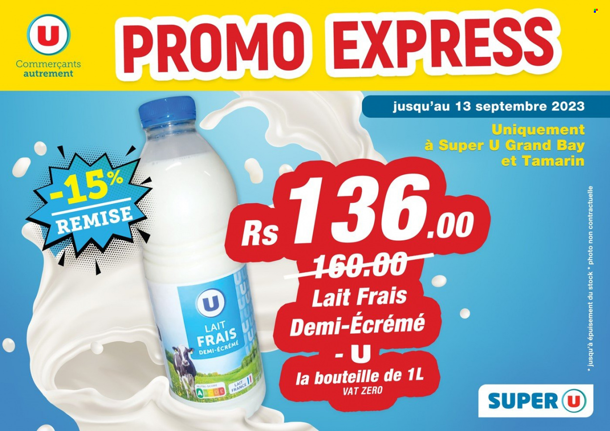 Super U catalogue - 8.09.2023 - 13.09.2023. Page 1