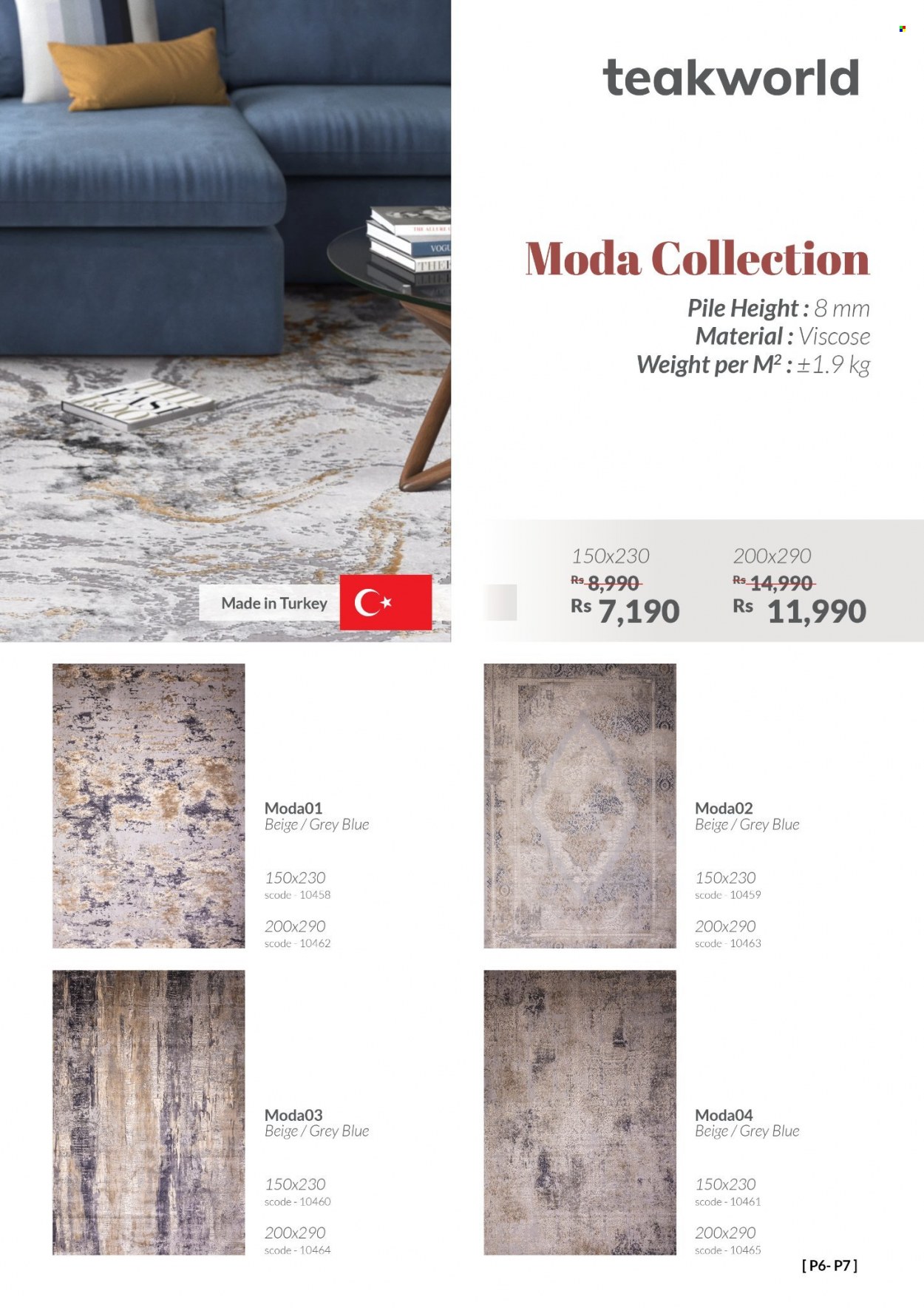 Teak World catalogue. Page 7