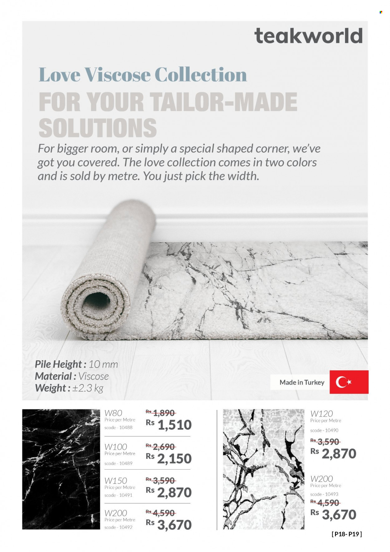 Teak World catalogue. Page 19