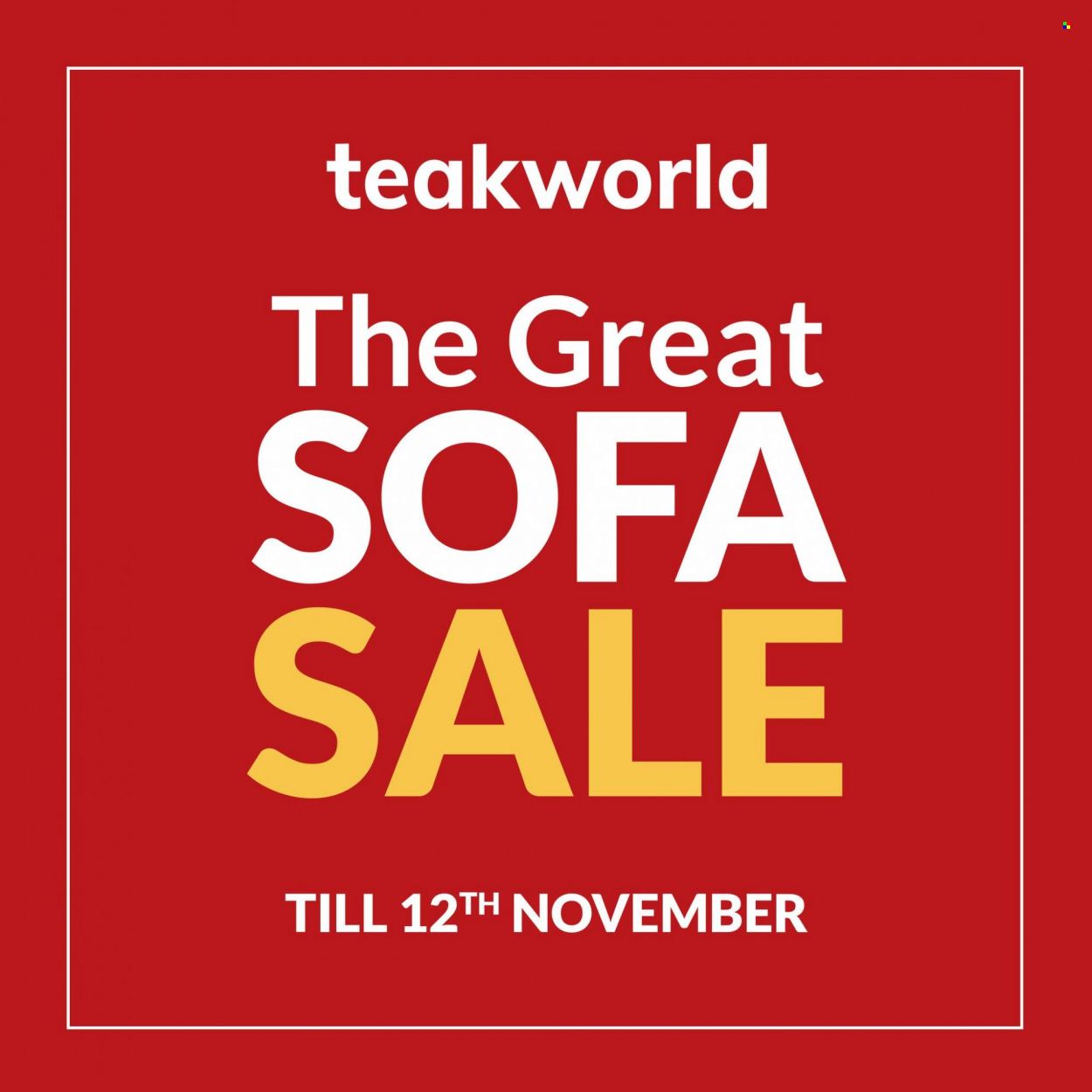 Teak World catalogue - 10.10.2023 - 12.11.2023. Page 1