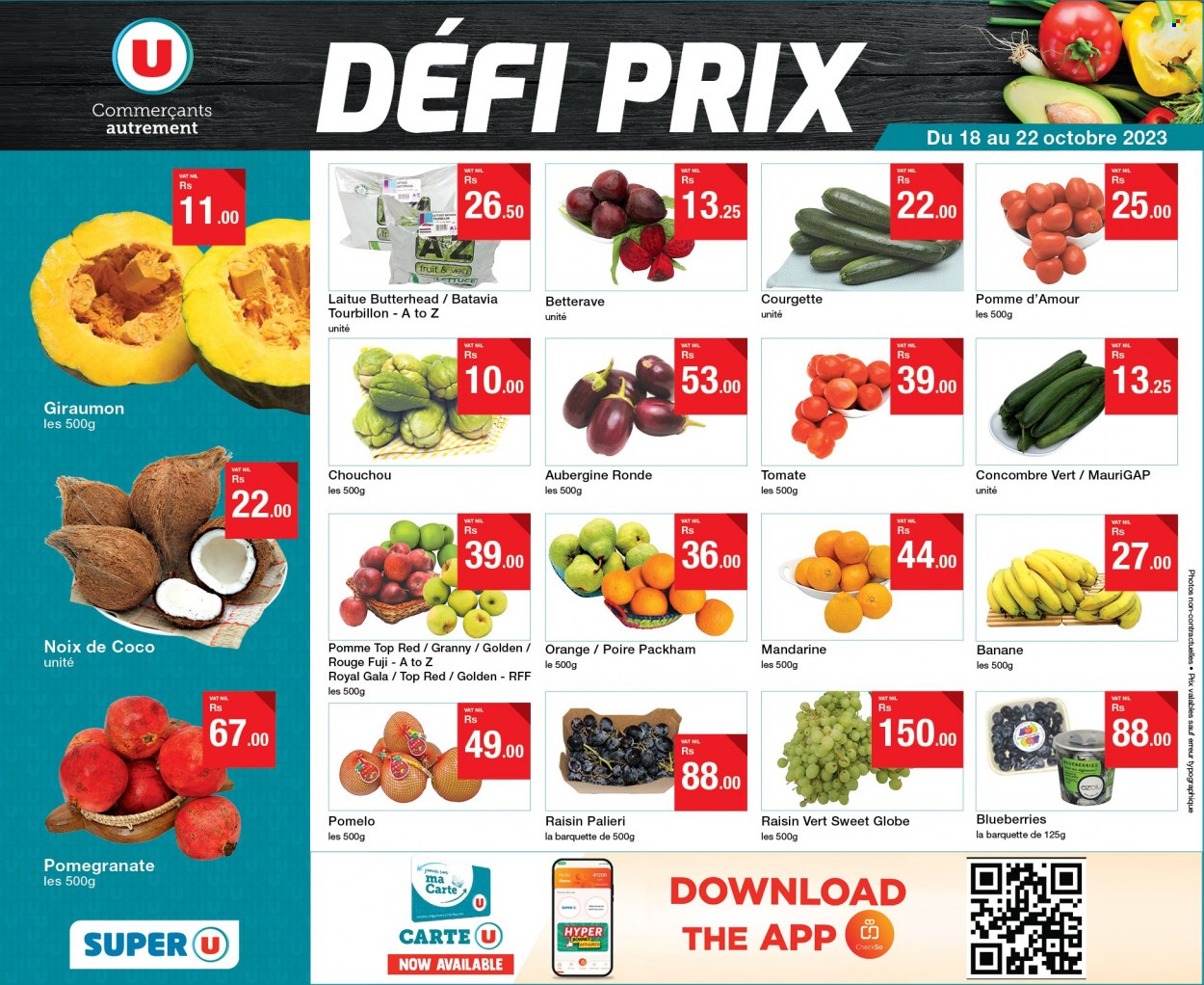 Super U catalogue - 18.10.2023 - 22.10.2023. Page 1
