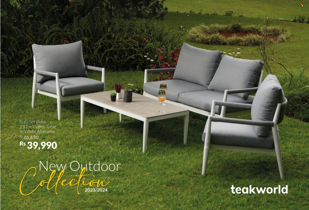 Teak World catalogue. Page 1