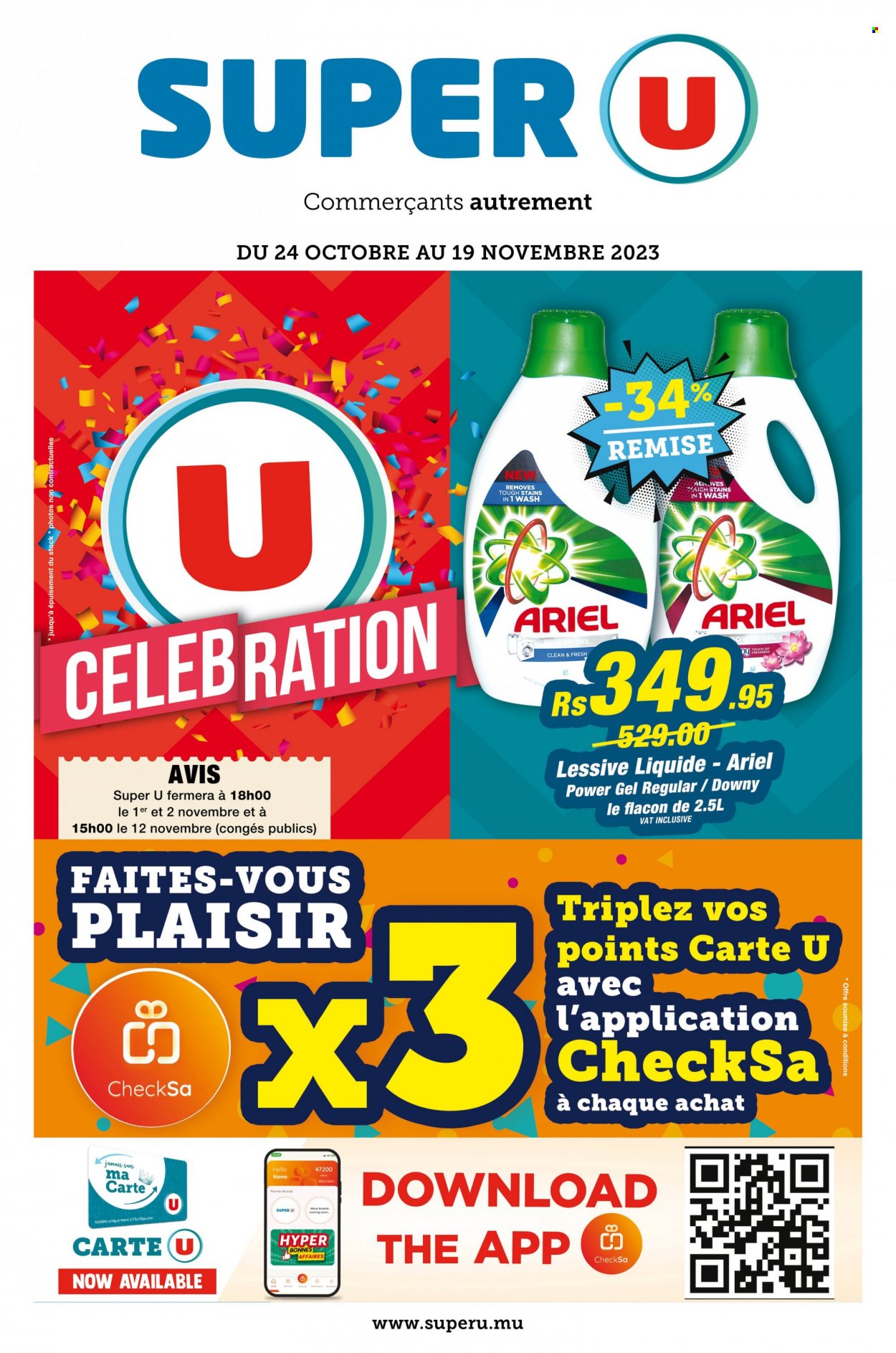 Super U catalogue - 24.10.2023 - 19.11.2023. Page 1